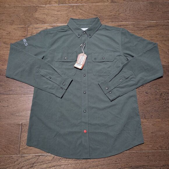 Duck Camp Other - Duck Camp Lightweight Hunting Shirt Long Sleeve LS201 Green Size Large New